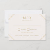 Diamond Wedding RSVP Card (Vorderseite)