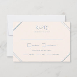 Diamond Wedding RSVP Card Karte