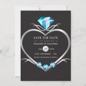 Diamond Wedding Save The Date (Vorderseite)