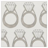 Diamond Wedding Verlobung Ring Bride Bling Bridal Stoff (Nahaufnahme)