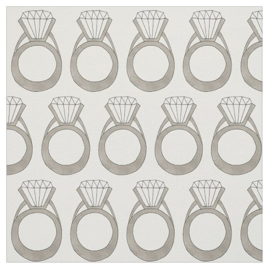 Diamond Wedding Verlobung Ring Bride Bling Bridal Stoff (Muster)