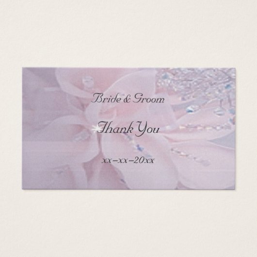 Diamond Wedding Vielen Dank für Ihre Unterstützung (Vorderseite)