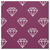 Diamond - White on Deep Crimson 660036 Stoff (Muster)