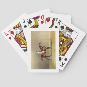 Diamond, with Dennis Fitzpatrick Up, 1799 (oil on Spielkarten