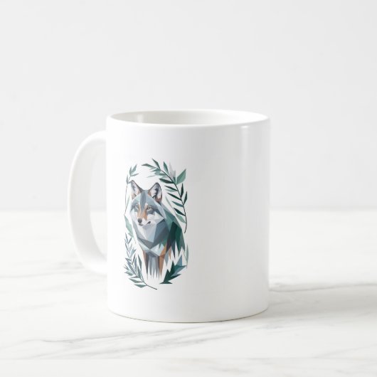Diamond Wolf Kaffeetasse (Vorderseite Links)