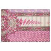 Diamond Zigzag Textile | Lavender Paisley Print Stoff (Fat Quarter (45,7 x 55,9 cm))