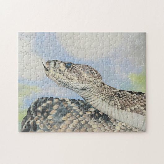 Diamondback Rattlesnake Puzzle (Horizontal)