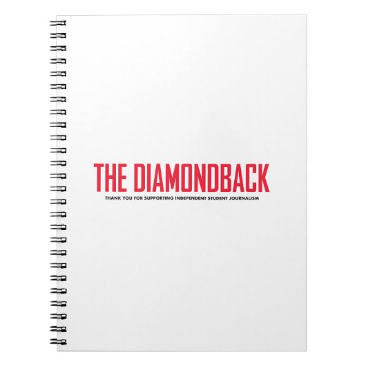 Diamondback Spiral Notebook Modern Logo Notizblock (Vorderseite)