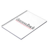 Diamondback Spiral Notebook Notizblock (Linke Seite)