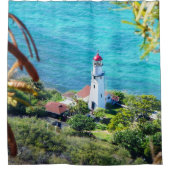 Diamondhead Lighthouse Oahu Hawaii Duschvorhang (Vorderseite)
