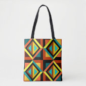 Diamonds Allover Tote Bag Tasche (Vorderseite)