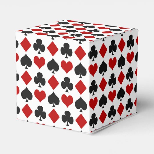 Diamonds and Hearts Vertical Photo Template Geschenkschachtel (Rückseite)