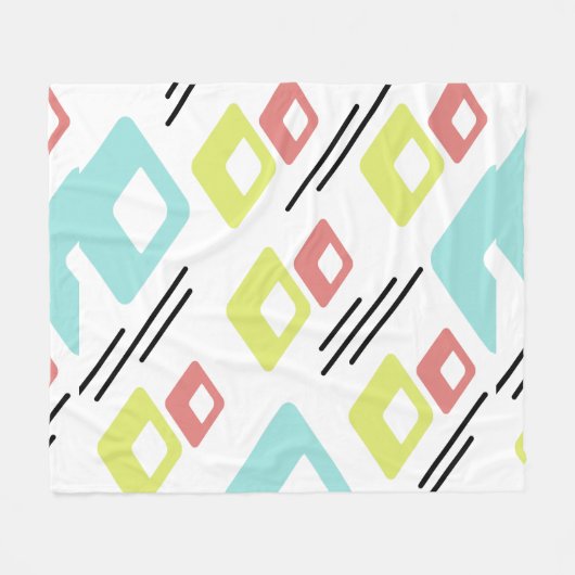 Diamonds Art Colorado White Fleecedecke (Vorderseite (Horizontal))
