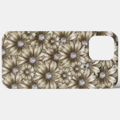 Diamonds Blume Gemstone Luxus Case-Mate iPhone Hülle (Rückseite (Horizontal))