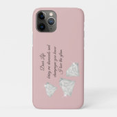 Diamonds & Champagne Quote – Dear Life Edition Case-Mate iPhone Hülle (Rückseite)