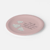 Diamonds & Champagne Quote – Dear Life Edition Pappteller (Schrägansicht)