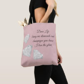 Diamonds & Champagne Quote – Dear Life Edition Tasche (Von Nahem)