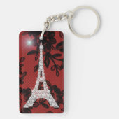 Diamonds Eiffel Tower Schlüsselanhänger (Rückseite)