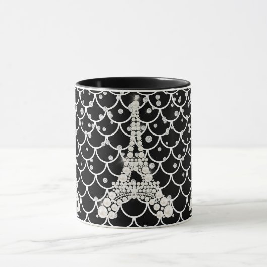 Diamonds Eiffel Tower Tasse (Zentrum)