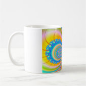Diamonds Fraktal von Shirley Taylor Kaffeetasse (Links)