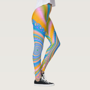 Diamonds Fraktal von Shirley Taylor Leggings