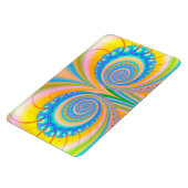 Diamonds Fraktal von Shirley Taylor Magnet (Linke Seite)