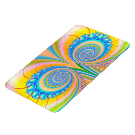 Diamonds Fraktal von Shirley Taylor Magnet (Linke Seite)