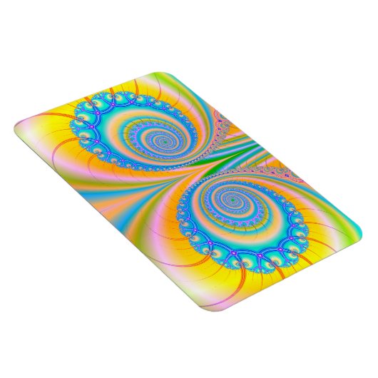 Diamonds Fraktal von Shirley Taylor Magnet (Rechte Seite)