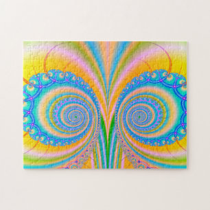 Diamonds Fraktal von Shirley Taylor Puzzle