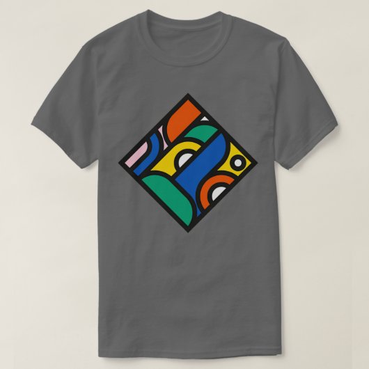 Diamonds Geometric Playing T-Shirt (Design vorne)
