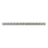 DIAMONDS goldblau Satinband (Vorderseite)