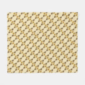 DIAMONDS golden Fleecedecke (Vorderseite (Horizontal))