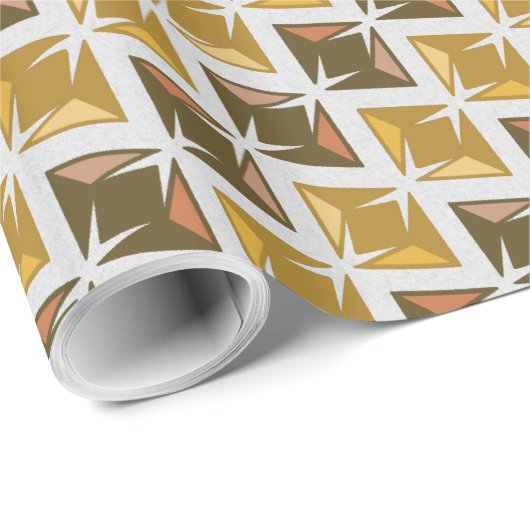 DIAMONDS goldener Großdruck Geschenkpapier (Rolleneckpunkt)