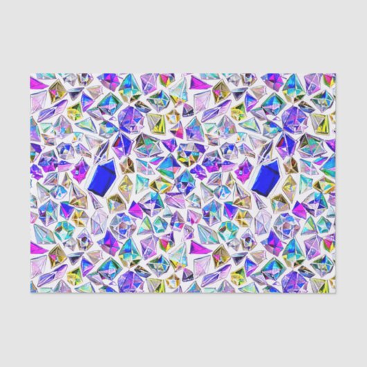 Diamonds in watercolor custom background seidenpapier (Vorderseite)
