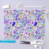Diamonds in watercolor custom background seidenpapier (Handwerk)