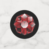 Diamonds Kristall Red Ruby Confetti Konfetti (Klein Vorderseite)