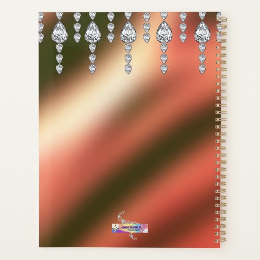 Diamonds Kupfer Satin Custom Plane Planer (Rückseite)