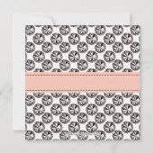 Diamonds Martini Junggeselinnen-Abschied Einladung (Rückseite)