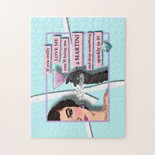 DIAMONDS & MARTINIS COCKTAIL PARTY PUZZLE (Vertikal)