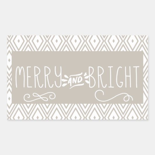 Diamonds Merry and Bright Sticker (Vorderseite)