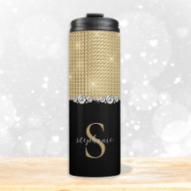 Diamonds Monogram Gold Black Luxury Anspruchsvoll