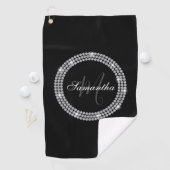 Diamonds Monogram Golfhandtuch (Insitu)