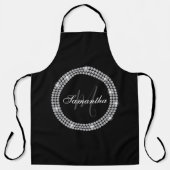 Diamonds Monogram Schürze (Vorderseite)