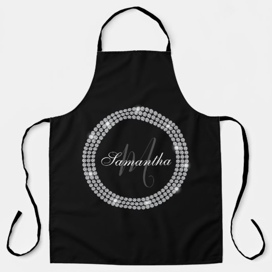 Diamonds Monogram Schürze (Vorderseite)