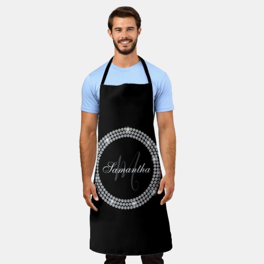 Diamonds Monogram Schürze (Getragen)