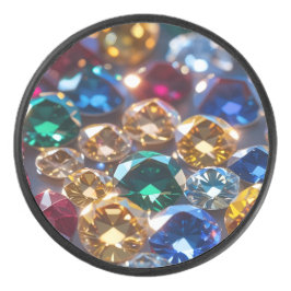 Diamonds Of Many Colors Eishockey Puck