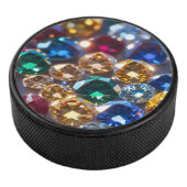 Diamonds Of Many Colors Eishockey Puck (3/4)