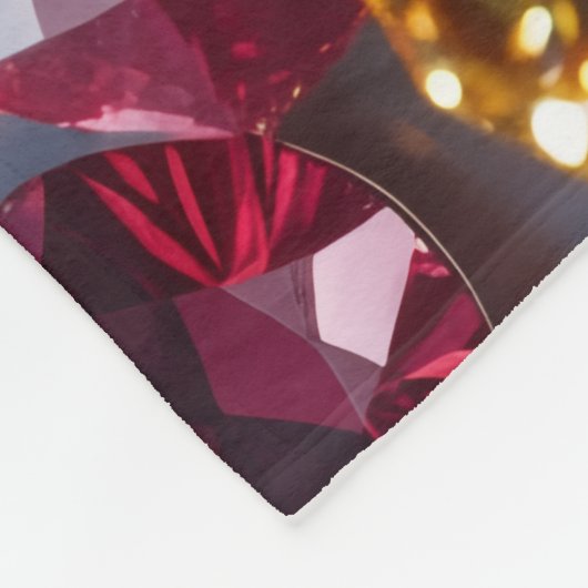 Diamonds Of Many Colors Fleecedecke (Ecke)