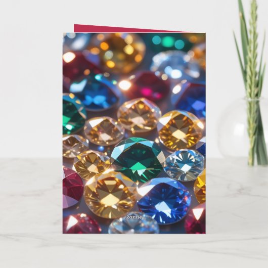 Diamonds Of Many Colors Karte (Rückseite)