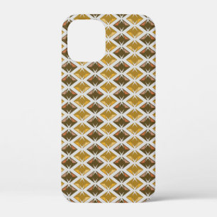 Diamonds Pattern Geometric Golden Gemis iPhone 12 Mini Hülle
